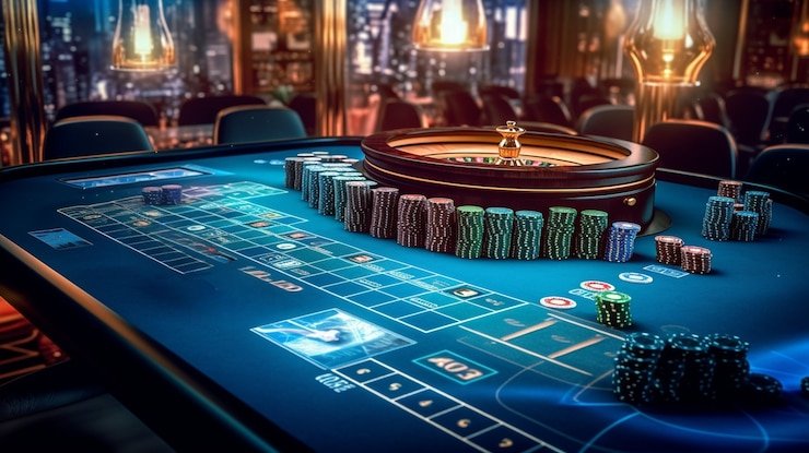 Live dealer blackjack table at qqcash188 login studio